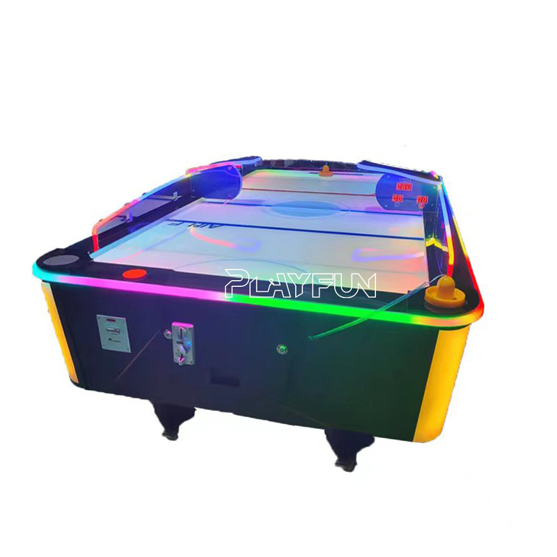 PlayFun Indoor Commercial Amusement Park Sport Air Hockey Coin Operated Arcade Table Game Machine