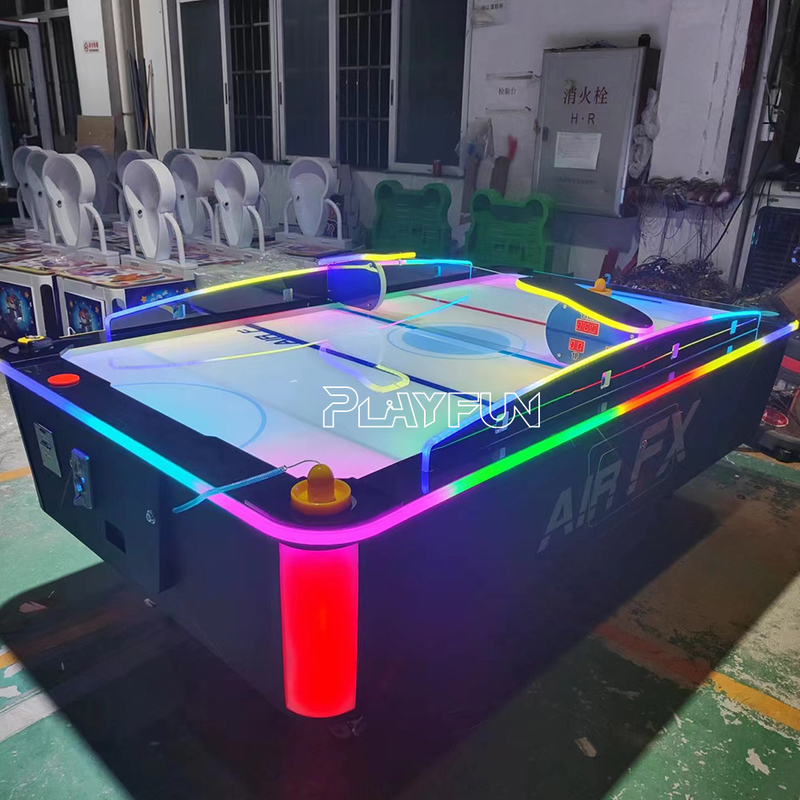 PlayFun Indoor Commercial Amusement Park Sport Air Hockey Coin Operated Arcade Table Game Machine