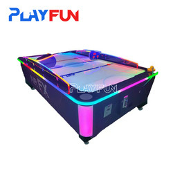 PlayFun Indoor Commercial Amusement Park Sport Air Hockey Coin Operated Arcade Table Game Machine