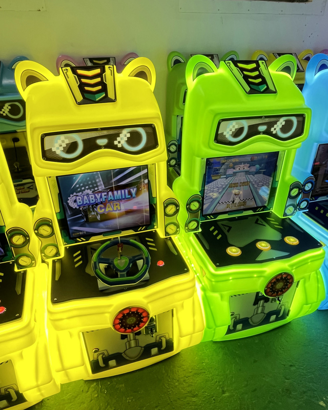 Coin Operated Arcade Machines Lovely Kids Car Race Game 19'' LCD Arcade Game Machine