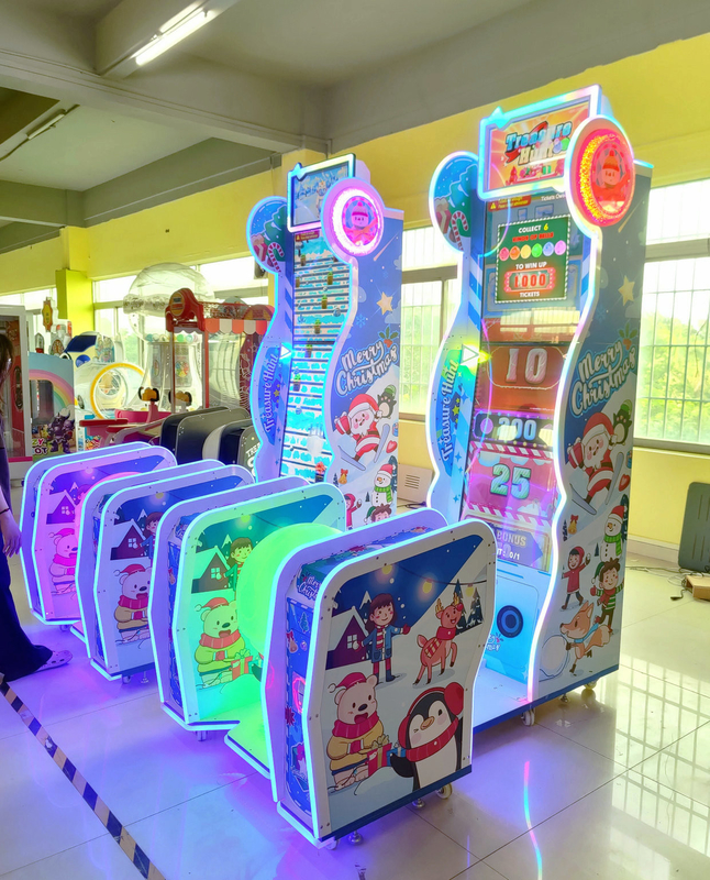 Playfun Arcade Münzbetriebenes Spiel Schatzsuche Crack Cube Erlösung Lotterie Tickets Spiele Maschine
