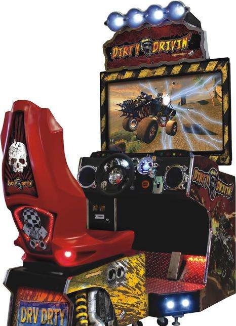 3D Video Coin Operated Dirty Driving Car Racing Arcade Game Machine For Game Center