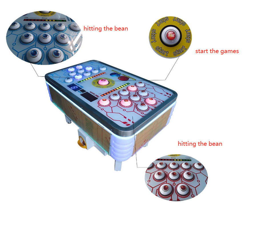 2 Players Indoor Sports Beat Bean Coin Operated Arcade Kids Children Ticket Lottery Redemption Game Machine