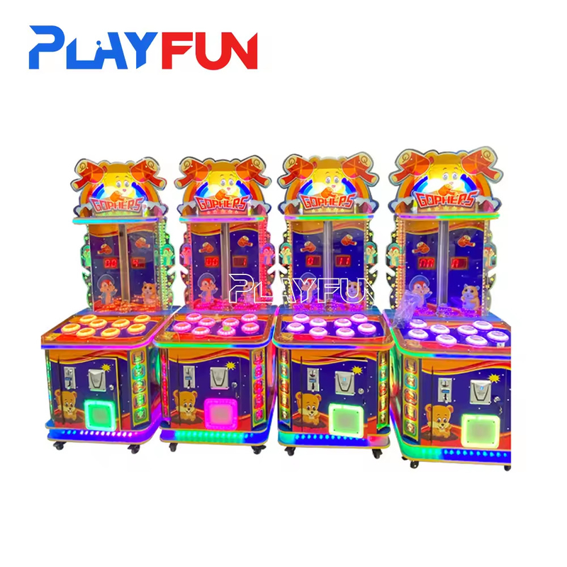 PlayFun Kids Münzbetriebene Erlösung Arcade-Spiel Kleine Hammer Schlagmaschine für Kinder