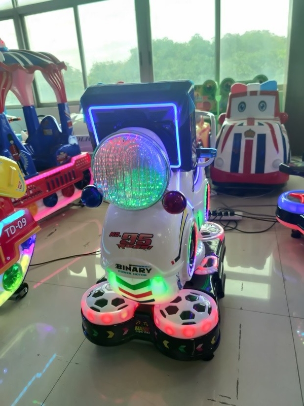 Playfun 3D Interaktion Kind Reitet Moto Rocking Musik Münze Spiele Maschinen Super Tack Happy Little Motorrad