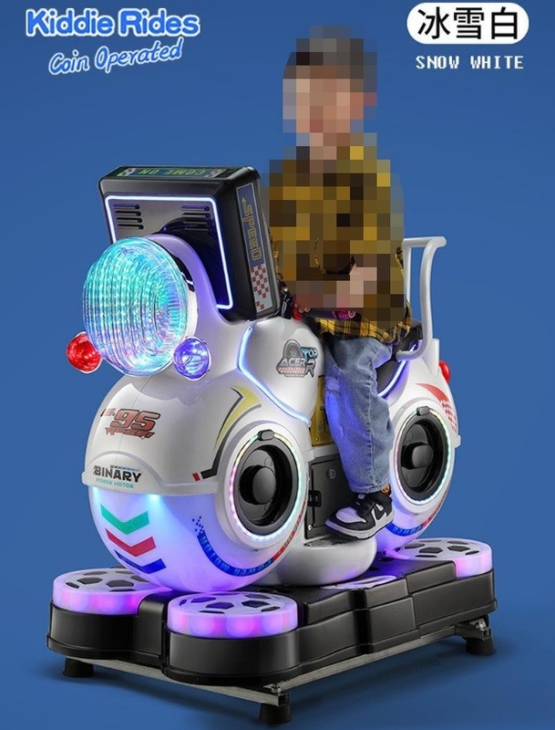 Playfun 3D Interaktion Kind Reitet Moto Rocking Musik Münze Spiele Maschinen Super Tack Happy Little Motorrad