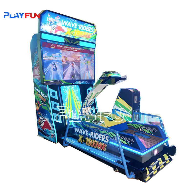 Playfun Simulator Motorradfahrten Video-Autosport Geschicklichkeitsspiel Wellenfahrer X-treme Jet Ski Wahnsinn