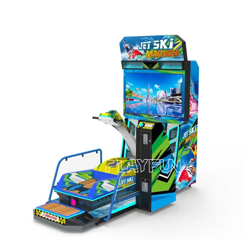 Playfun Simulator Motorradfahrten Video-Autosport Geschicklichkeitsspiel Wellenfahrer X-treme Jet Ski Wahnsinn