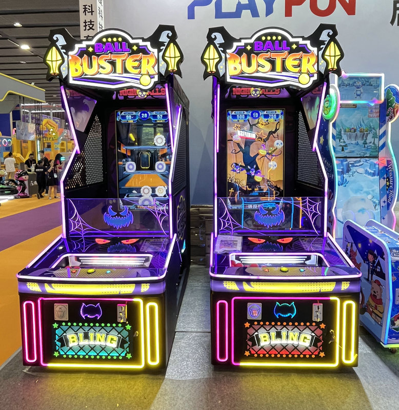 Playfun arcade games coin operated redemption game throw ball video skill ball buster game machine