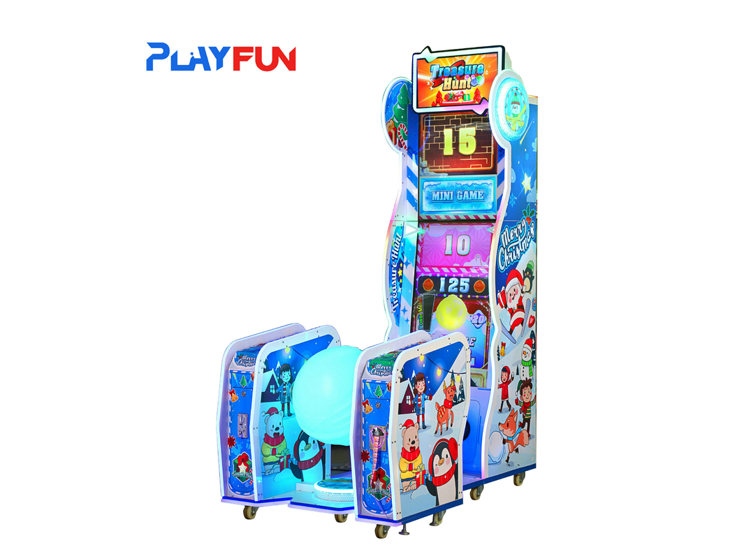 Playfun Arcade Münzbetriebenes Spiel Schatzsuche Crack Cube Erlösung Lotterie Tickets Spiele Maschine