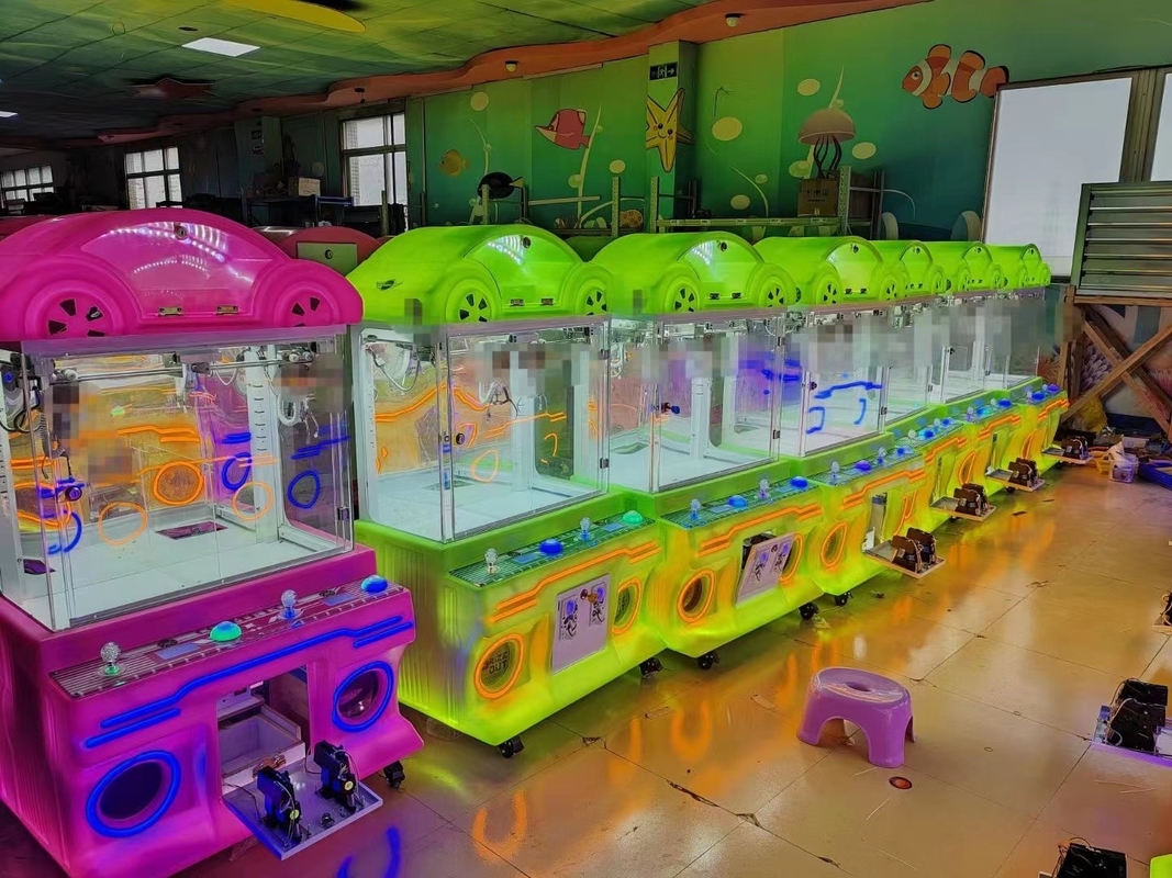 Amusement Park Coin Operated Game Small Toy Mini Claw Clip Clamp Prize Gift Vending Arcade Machine