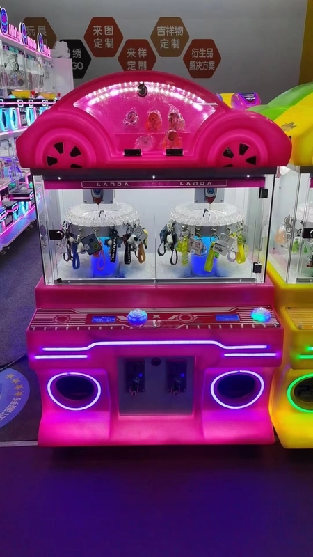 Amusement Park Coin Operated Game Small Toy Mini Claw Clip Clamp Prize Gift Vending Arcade Machine