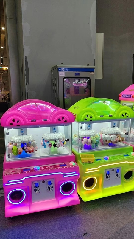 Amusement Park Coin Operated Game Small Toy Mini Claw Clip Clamp Prize Gift Vending Arcade Machine