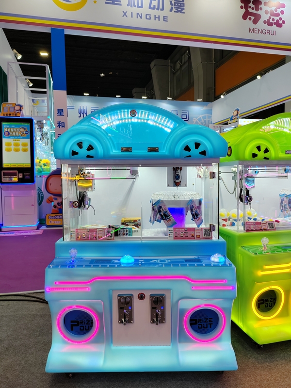 Amusement Park Coin Operated Game Small Toy Mini Claw Clip Clamp Prize Gift Vending Arcade Machine