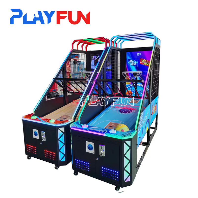 1950*820 * 1950mm Coin Operated 1-2 Players To Unleash The Fun And Entertainment Basketball Sport Game Machine