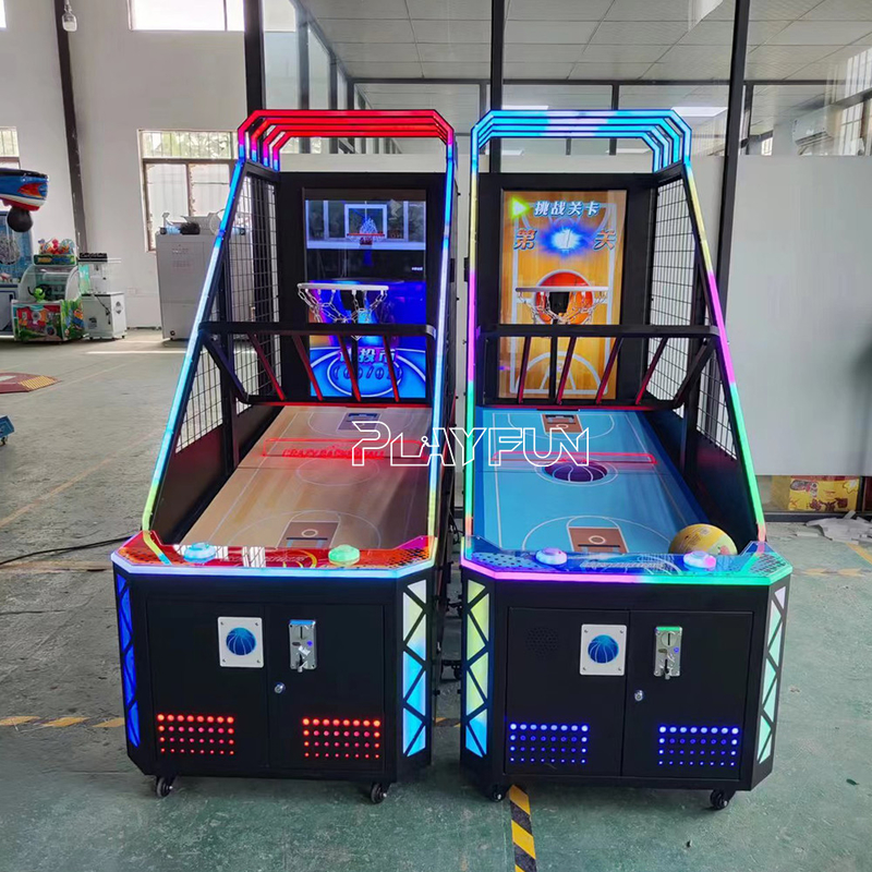 1950*820 * 1950mm Coin Operated 1-2 Players To Unleash The Fun And Entertainment Basketball Sport Game Machine