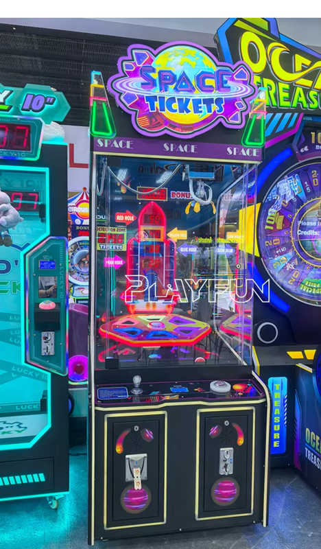 Professional Production Coin-Operated Indoor Space Tickets Catch Ball Redemtion Arcade Games For Shopping Mall