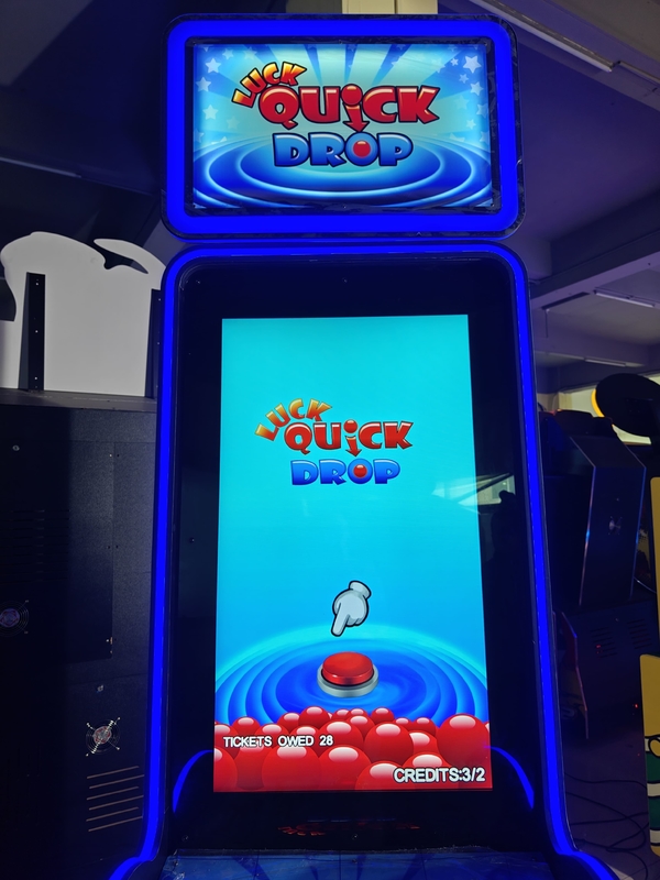 Ball Drop Lottery Machine Playfun Coin Operated Game Redemption Machine For Amusement Par
