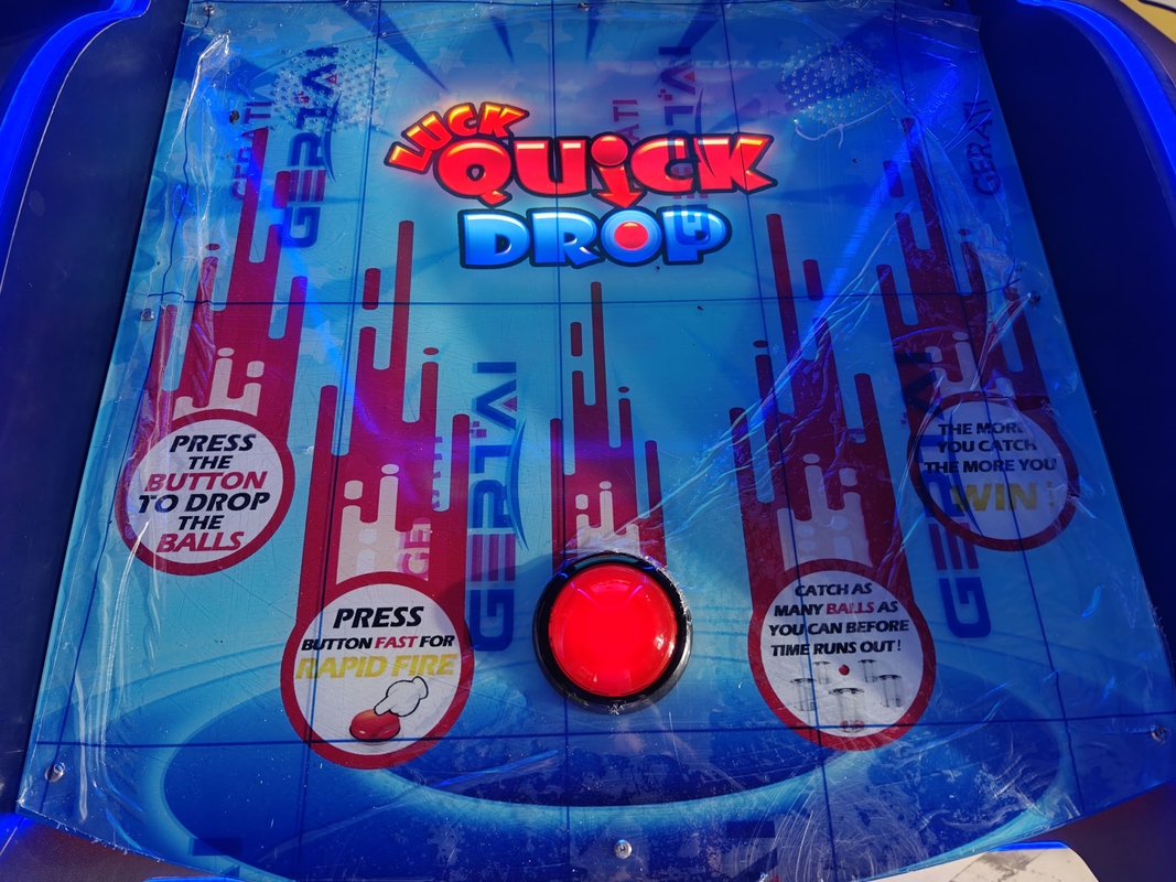 Ball Drop Lottery Machine Playfun Coin Operated Game Redemption Machine For Amusement Par