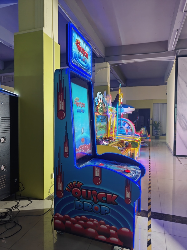 Ball Drop Lottery Machine Playfun Coin Operated Game Redemption Machine For Amusement Par
