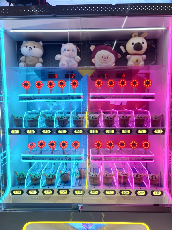 Rcade Game Room Machine Family Entertainment Center Fast Gun Shooting Marks Man Blind Box Gift Prize Game Machine