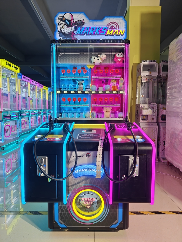 Rcade Game Room Machine Family Entertainment Center Fast Gun Shooting Marks Man Blind Box Gift Prize Game Machine