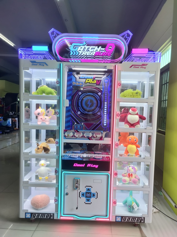 Coin Operated Family Entertainment Center Catching Treasure Arcade Game Machine Happy Blind Box Gift Machine