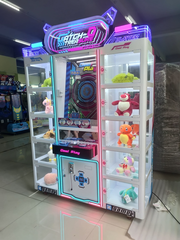 Coin Operated Family Entertainment Center Catching Treasure Arcade Game Machine Happy Blind Box Gift Machine