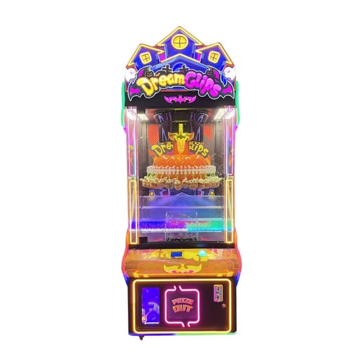 Dream Clips Coin Operated Gift Game With Controllable 60-Clip Clamp Vending Machine Snack Gift Machine