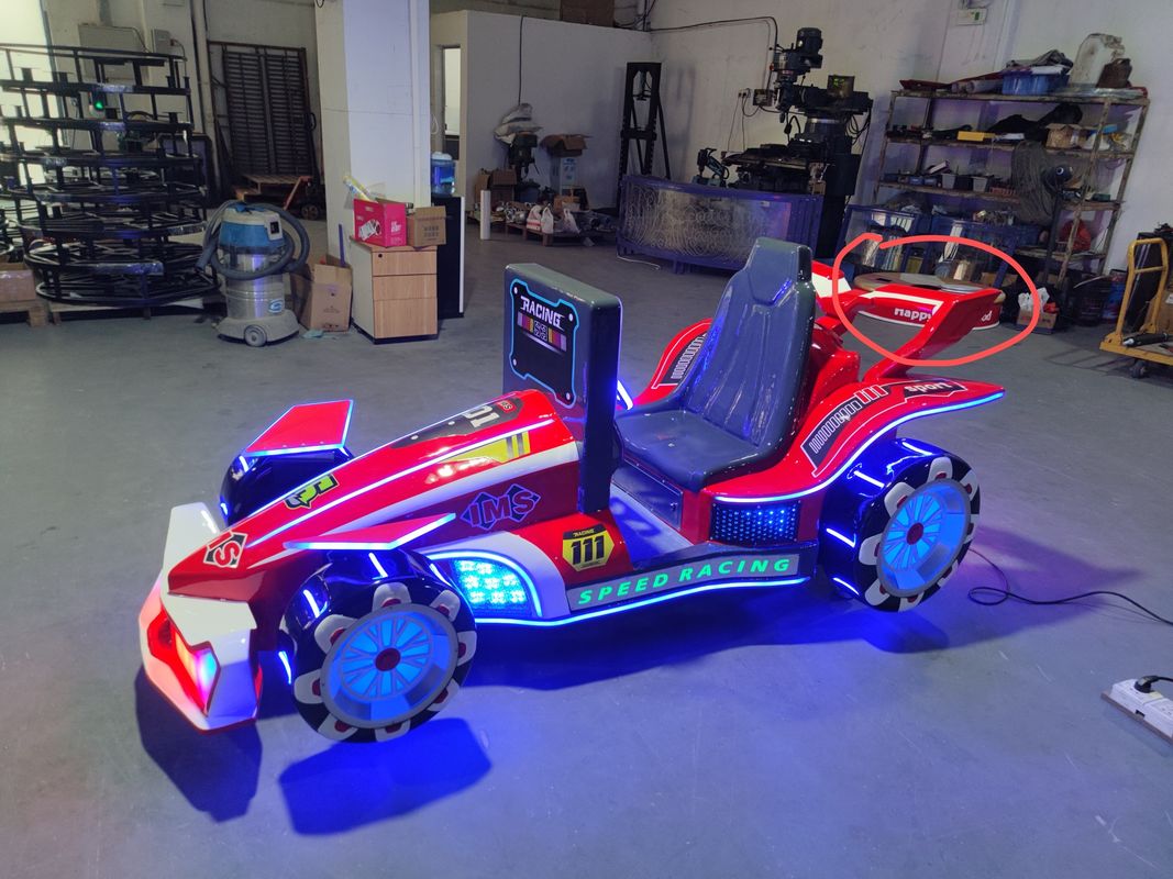 Kiddie ride indoor amusement 3D speed car racing wcoin operated arcade game machine
