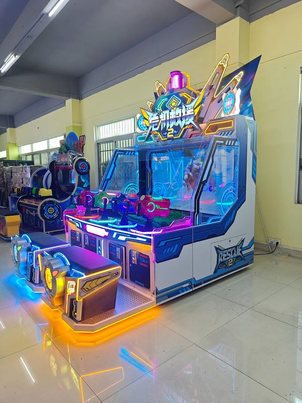 Coin-operated indoor park children's 4 players arcade entertainment water shooting game machine