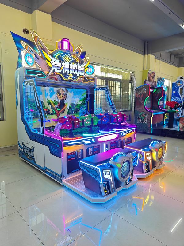 Coin-operated indoor park children's 4 players arcade entertainment water shooting game machine