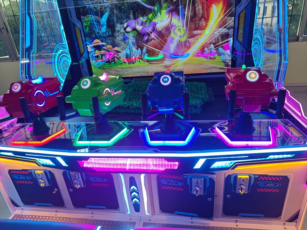 Coin-operated indoor park children's 4 players arcade entertainment water shooting game machine