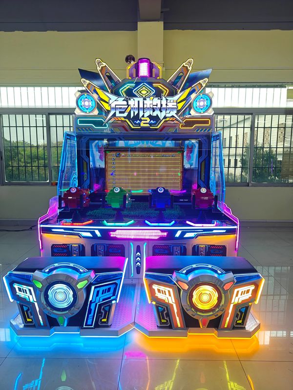Coin-operated indoor park children's 4 players arcade entertainment water shooting game machine