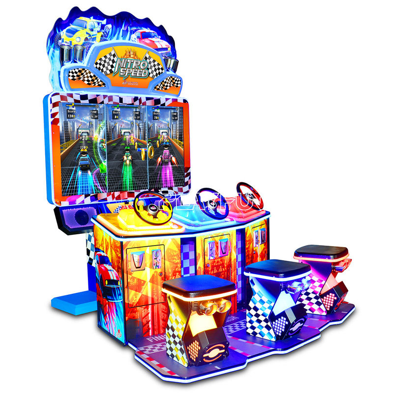 New Design Nitro Speed Coin-Operated Indoor Game Amusement Racing Game Machine Video Game Equipment with 4 Seat