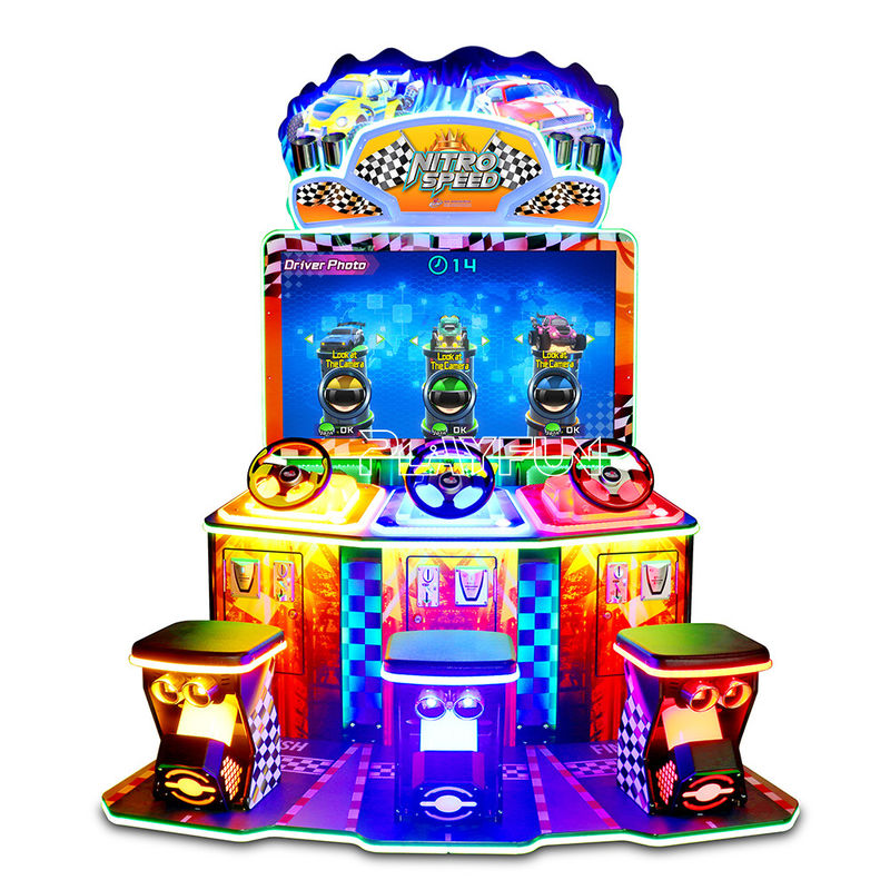 New Design Nitro Speed Coin-Operated Indoor Game Amusement Racing Game Machine Video Game Equipment with 4 Seat