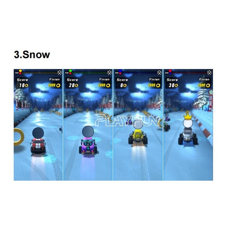 New Design Nitro Speed Coin-Operated Indoor Game Amusement Racing Game Machine Video Game Equipment with 4 Seat