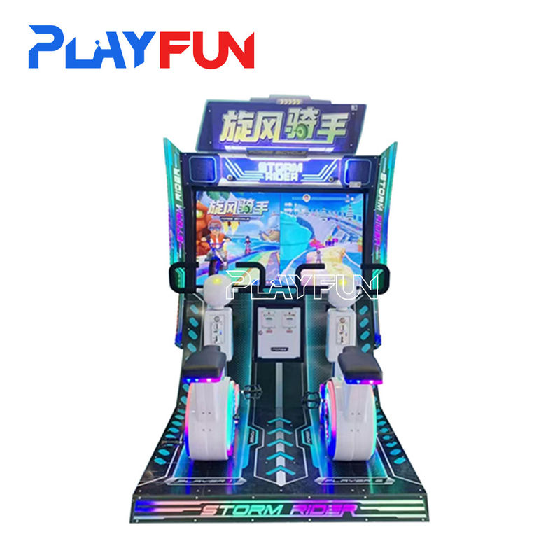 Playfun Kids Coin Operated Video Arcade Game Machines Racing Sports Simulator Game for Indoor Playground