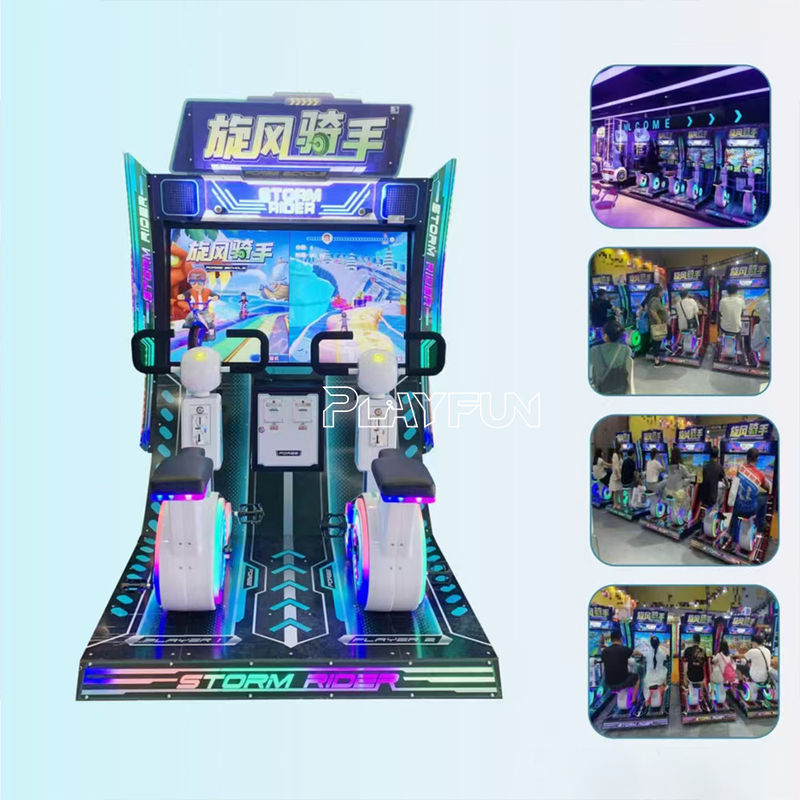 Playfun Kids Coin Operated Video Arcade Game Machines Racing Sports Simulator Game for Indoor Playground