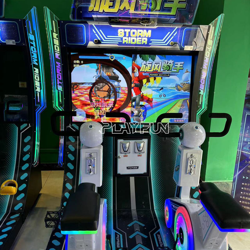 Playfun Kids Coin Operated Video Arcade Game Machines Racing Sports Simulator Game for Indoor Playground