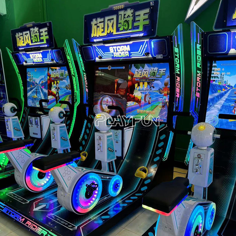 Playfun Kids Coin Operated Video Arcade Game Machines Racing Sports Simulator Game for Indoor Playground
