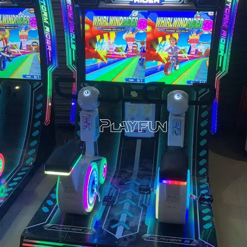 Playfun Kids Coin Operated Video Arcade Game Machines Racing Sports Simulator Game for Indoor Playground