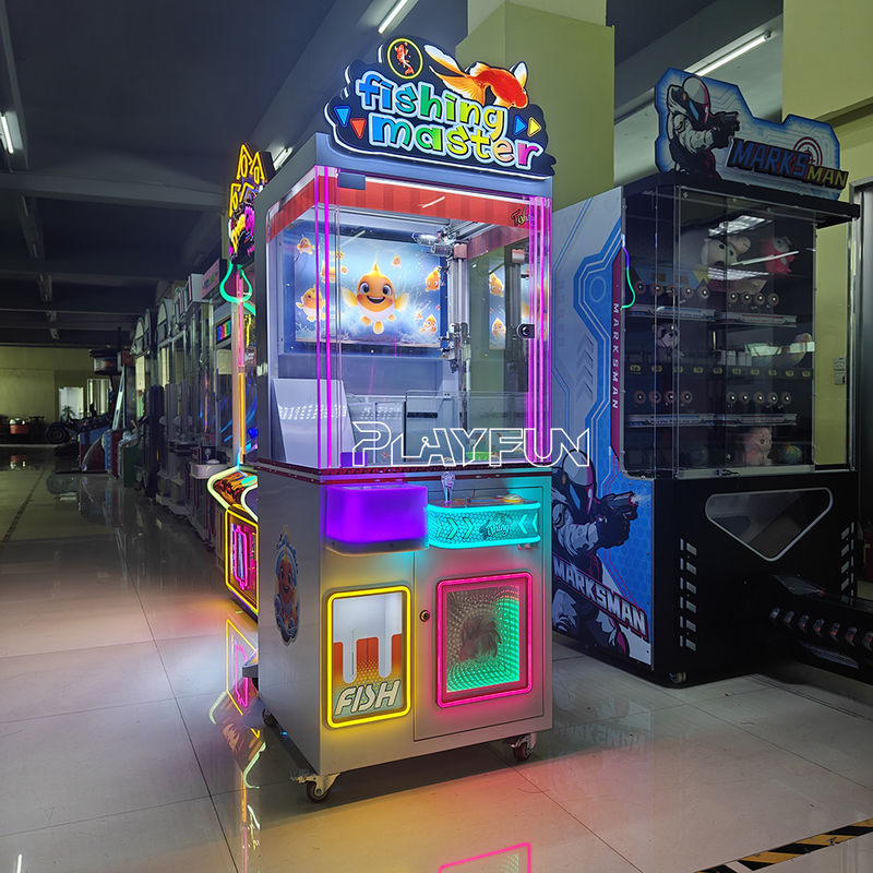 Commercial Kid-Friendly Real Fish Catch Fishing Amusement Coin Operated Arcade Game Crane Machine for Shopping Mall