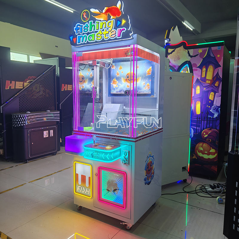 Commercial Kid-Friendly Real Fish Catch Fishing Amusement Coin Operated Arcade Game Crane Machine for Shopping Mall