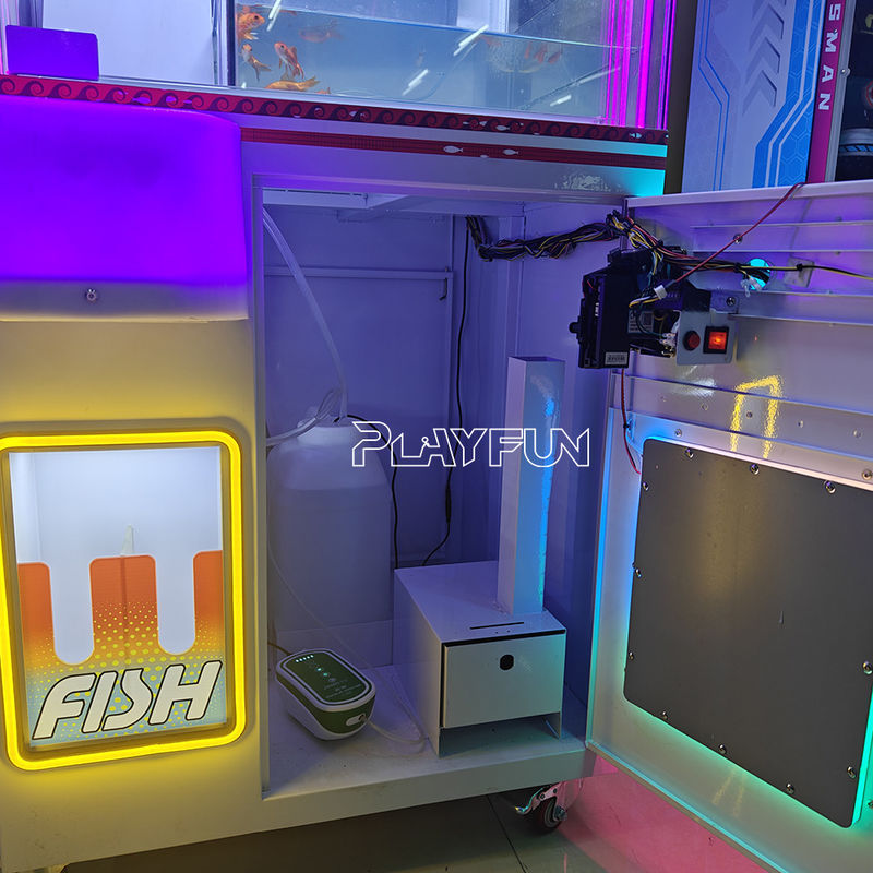 Commercial Kid-Friendly Real Fish Catch Fishing Amusement Coin Operated Arcade Game Crane Machine for Shopping Mall