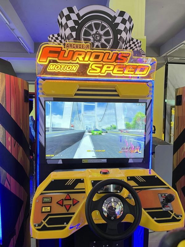 Hot Racing Game Full Motion Car Race Simulator Video Game Machine for Sales
