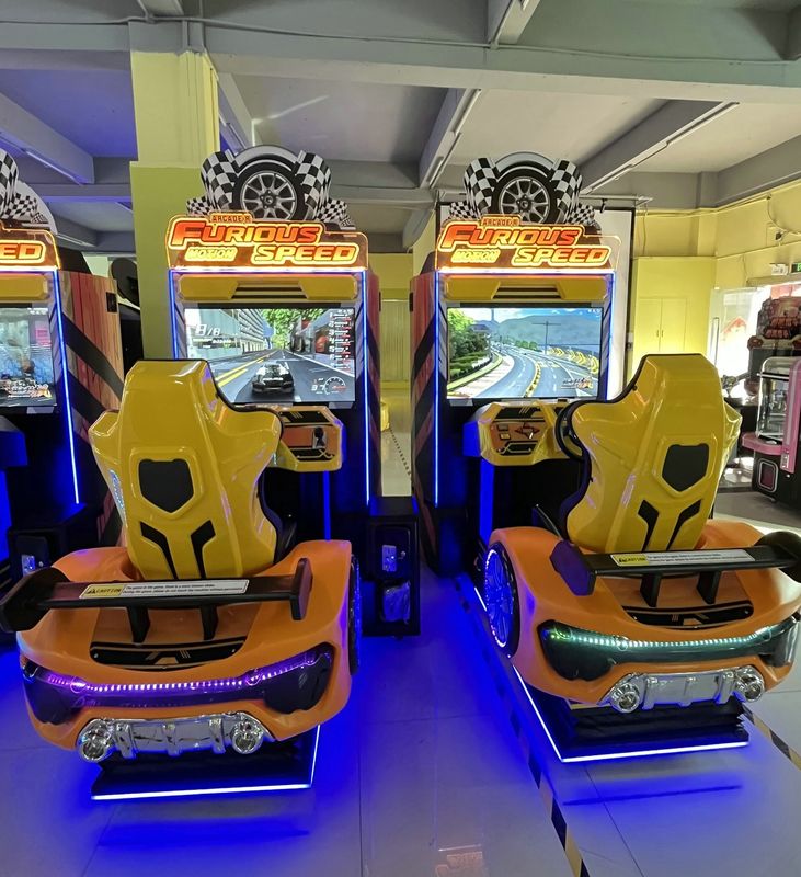 Hot Racing Game Full Motion Car Race Simulator Video Game Machine for Sales