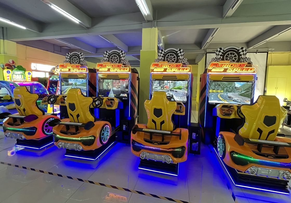 Hot Racing Game Full Motion Car Race Simulator Video Game Machine for Sales