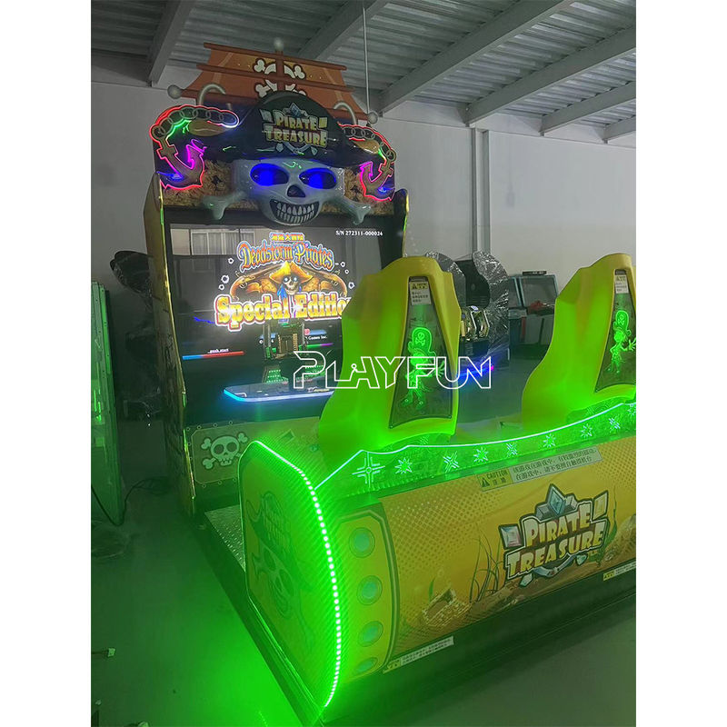 Indoor Commercial Amusement Park Sport 2 Players pirate ship Big Lcd Video Arcade Simulated Shooting Games Machine