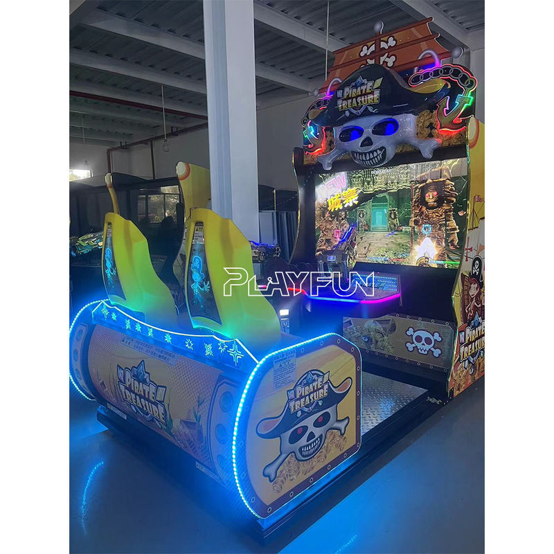 Indoor Commercial Amusement Park Sport 2 Players pirate ship Big Lcd Video Arcade Simulated Shooting Games Machine